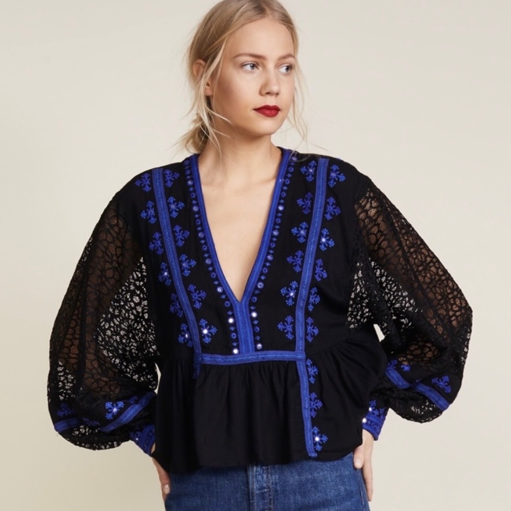 Free People Boogie All Night Top